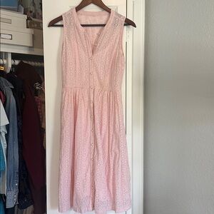 Barbie like Karl lagerfeld Paris pink dress sz 4